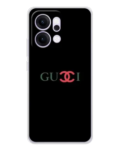 Чехол для OPPO Reno14 Pro с картинкой «Gucci — красный градиент»