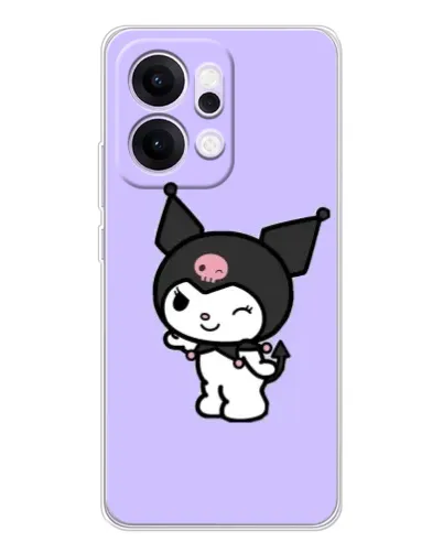 Чехол для OPPO Reno14 Pro с картинкой «Классическая Kuromi» Чехол для OPPO Reno14 Pro с картинкой «Классическая Kuromi»