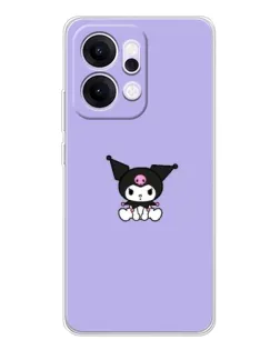 Чехол для OPPO Reno14 Pro с картинкой «Kuromi — фиолетовый минимализм» Чехол для OPPO Reno14 Pro с картинкой «Kuromi — фиолетовый минимализм»