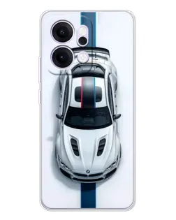 Чехол для OPPO Reno14 Pro с картинкой «Вид сверху — BMW M» Чехол для OPPO Reno14 Pro с картинкой «Вид сверху — BMW M»