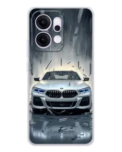 Чехол для OPPO Reno14 Pro с картинкой «BMW в свете фар» Чехол для OPPO Reno14 Pro с картинкой «BMW в свете фар»