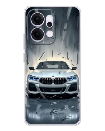 Чехол для OPPO Reno14 Pro с картинкой «BMW в свете фар»