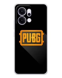 Чехол для OPPO Reno14 Pro с картинкой «PUBG — рамка лого» Чехол для OPPO Reno14 Pro с картинкой «PUBG — рамка лого»