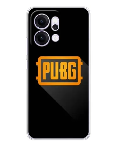 Чехол для OPPO Reno14 Pro с картинкой «PUBG — рамка лого»