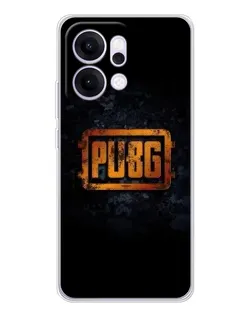 Чехол для OPPO Reno14 Pro с картинкой «PUBG — золотой логотип» Чехол для OPPO Reno14 Pro с картинкой «PUBG — золотой логотип»