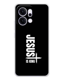 Чехол для OPPO Reno14 Pro с картинкой «Вертикаль веры Jesus»