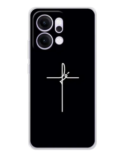 Чехол для OPPO Reno14 Pro с картинкой «Тонкий крест» Чехол для OPPO Reno14 Pro с картинкой «Тонкий крест»
