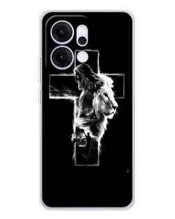Чехол для OPPO Reno14 Pro с картинкой «Сияющий крест Jesus» Чехол для OPPO Reno14 Pro с картинкой «Сияющий крест Jesus»