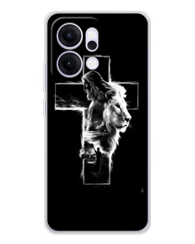 Чехол для OPPO Reno14 Pro с картинкой «Сияющий крест Jesus» Чехол для OPPO Reno14 Pro с картинкой «Сияющий крест Jesus»