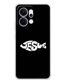 Чехол для OPPO Reno14 Pro с картинкой «Рыба Jesus» Чехол для OPPO Reno14 Pro с картинкой «Рыба Jesus»