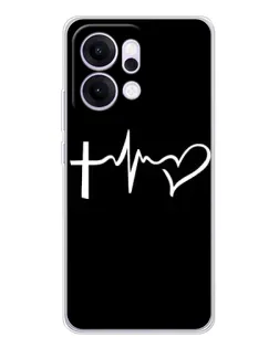Чехол для OPPO Reno14 Pro с картинкой «Пульс веры» Чехол для OPPO Reno14 Pro с картинкой «Пульс веры»