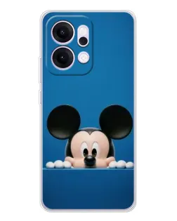 Чехол для OPPO Reno14 Pro с картинкой «Микки выглядывает»