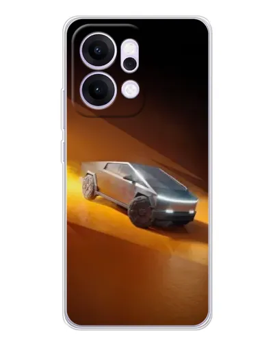 Чехол для OPPO Reno14 Pro с картинкой «Cybertruck в пустыне» Чехол для OPPO Reno14 Pro с картинкой «Cybertruck в пустыне»