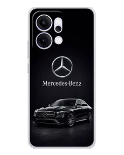 Чехол для OPPO Reno14 Pro с картинкой «Mercedes — решетка радиатора»