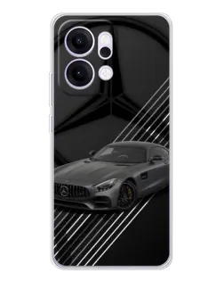 Чехол для OPPO Reno14 Pro с картинкой «Mercedes AMG — графика»