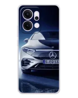 Чехол для OPPO Reno14 Pro с картинкой «Mercedes EQ — будущее»