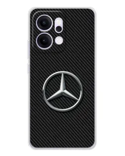 Чехол для OPPO Reno14 Pro с картинкой «Карбоновый Mercedes стиль» Чехол для OPPO Reno14 Pro с картинкой «Карбоновый Mercedes стиль»