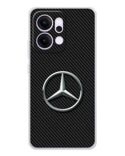 Чехол для OPPO Reno14 Pro с картинкой «Карбоновый Mercedes стиль» Чехол для OPPO Reno14 Pro с картинкой «Карбоновый Mercedes стиль»