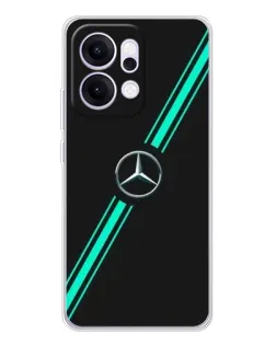 Чехол для OPPO Reno14 Pro с картинкой «Спортивные линии Mercedes» Чехол для OPPO Reno14 Pro с картинкой «Спортивные линии Mercedes»