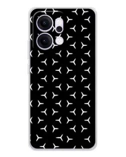 Чехол для OPPO Reno14 Pro с картинкой «Mercedes паттерн звезд» Чехол для OPPO Reno14 Pro с картинкой «Mercedes паттерн звезд»