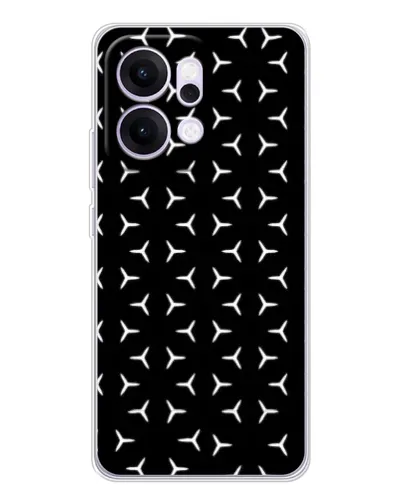 Чехол для OPPO Reno14 Pro с картинкой «Mercedes паттерн звезд» Чехол для OPPO Reno14 Pro с картинкой «Mercedes паттерн звезд»