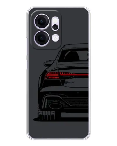 Чехол для OPPO Reno14 Pro с картинкой «Задняя часть Audi — арт»