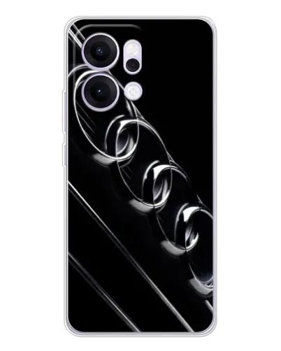 Чехол для OPPO Reno14 Pro с картинкой «Audi — абстрактные кольца»