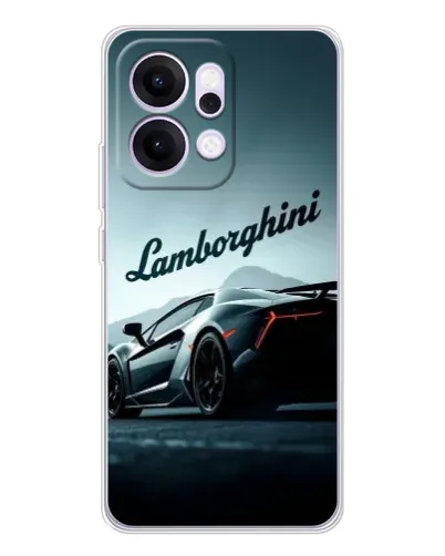 Чехол для OPPO Reno14 Pro с картинкой «Классическая надпись Lamborghini»
