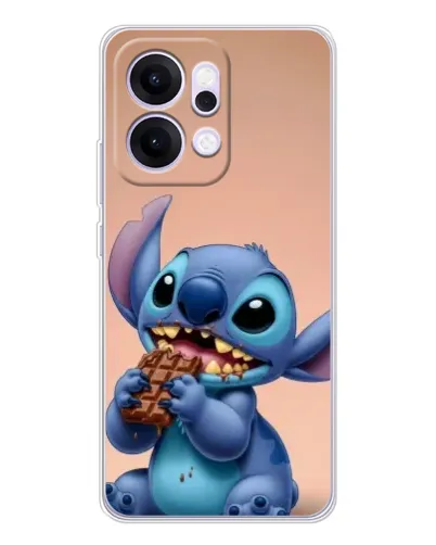 Чехол для OPPO Reno14 Pro с картинкой «Стич ест шоколад» Чехол для OPPO Reno14 Pro с картинкой «Стич ест шоколад»