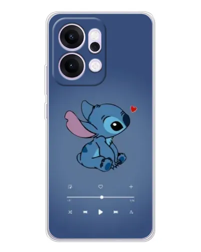 Чехол для OPPO Reno14 Pro с картинкой «Музыкальный Stitch» Чехол для OPPO Reno14 Pro с картинкой «Музыкальный Stitch»