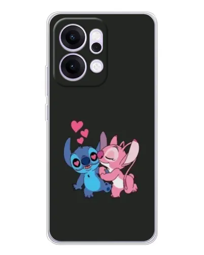Чехол для OPPO Reno14 Pro с картинкой «Анжел целует Стича» Чехол для OPPO Reno14 Pro с картинкой «Анжел целует Стича»