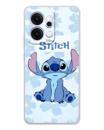 Чехол для OPPO Reno14 Pro с картинкой «Stitch среди цветов» Чехол для OPPO Reno14 Pro с картинкой «Stitch среди цветов»