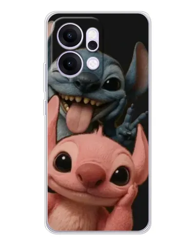 Чехол для OPPO Reno14 Pro с картинкой «Стич и Ангел» Чехол для OPPO Reno14 Pro с картинкой «Стич и Ангел»
