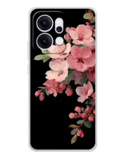 Чехол для OPPO Reno14 Pro с картинкой «Розовая ветка сакуры»