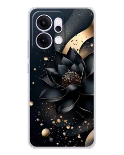 Чехол для OPPO Reno14 Pro с картинкой «Черный лотос»