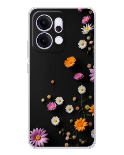 Чехол для OPPO Reno14 Pro с картинкой «Цветочная композиция»