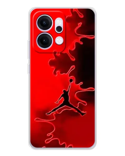 Чехол для OPPO Reno14 с картинкой «Jordan Red Smoke» Чехол для OPPO Reno14 с картинкой «Jordan Red Smoke»