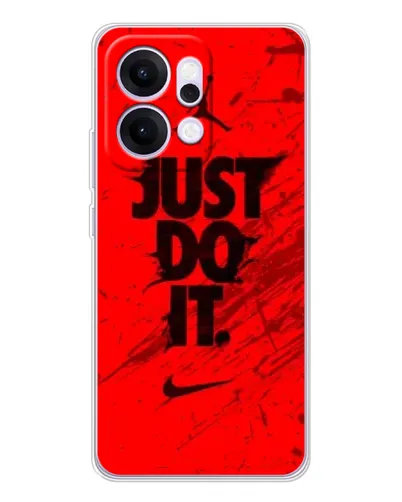 Чехол для OPPO Reno14 с картинкой «Nike Just Do It» Чехол для OPPO Reno14 с картинкой «Nike Just Do It»