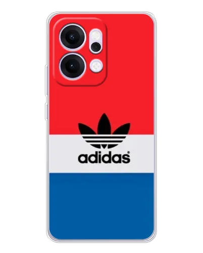 Чехол для OPPO Reno14 с картинкой «Ретро блоки Adidas»