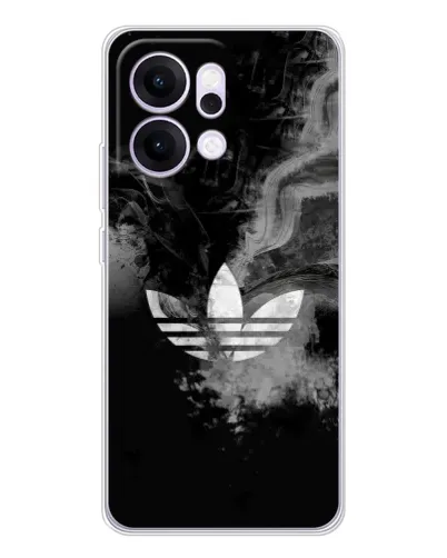 Чехол для OPPO Reno14 с картинкой «Абстрактный дым Adidas»