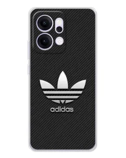 Чехол для OPPO Reno14 с картинкой «Adidas Карбоновая текстура»