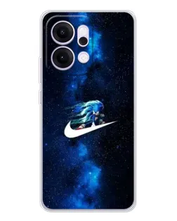 Чехол для OPPO Reno14 с картинкой «Звездный путь Nike» Чехол для OPPO Reno14 с картинкой «Звездный путь Nike»