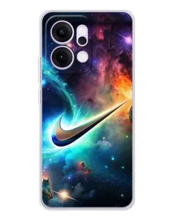 Чехол для OPPO Reno14 с картинкой «Космический Nike Swoosh» Чехол для OPPO Reno14 с картинкой «Космический Nike Swoosh»
