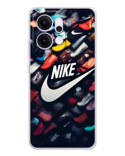 Чехол для OPPO Reno14 с картинкой «Коллекция кроссовок Nike»