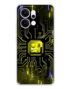 Чехол для OPPO Reno14 с картинкой «Nike — золотая искра» Чехол для OPPO Reno14 с картинкой «Nike — золотая искра»