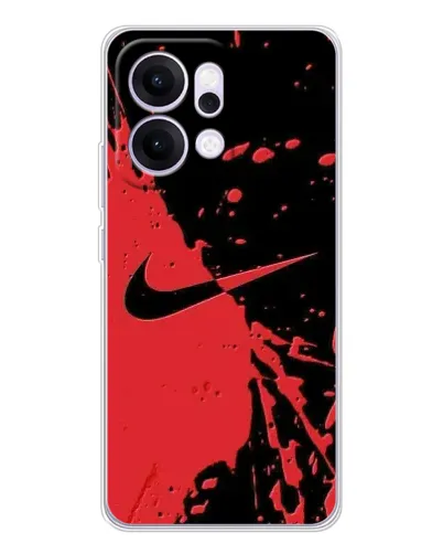 Чехол для OPPO Reno14 с картинкой «Красные брызги Nike» Чехол для OPPO Reno14 с картинкой «Красные брызги Nike»