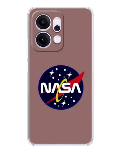 Чехол для OPPO Reno14 с картинкой «NASA — ретро космос» Чехол для OPPO Reno14 с картинкой «NASA — ретро космос»