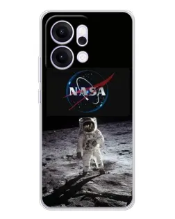 Чехол для OPPO Reno14 с картинкой «Астронавт на Луне» Чехол для OPPO Reno14 с картинкой «Астронавт на Луне»