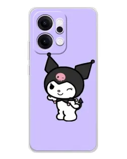 Чехол для OPPO Reno14 с картинкой «Классическая Kuromi» Чехол для OPPO Reno14 с картинкой «Классическая Kuromi»