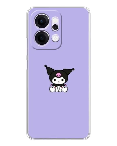 Чехол для OPPO Reno14 с картинкой «Kuromi — фиолетовый минимализм» Чехол для OPPO Reno14 с картинкой «Kuromi — фиолетовый минимализм»